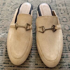 Elegant Cream Slip-On Loafers